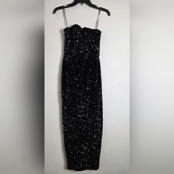 Helsi Leslie Sequin Strapless Gown XS - Picture 4 of 7